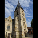 Die Kirche von Greffen auf dem Johannesplatz
